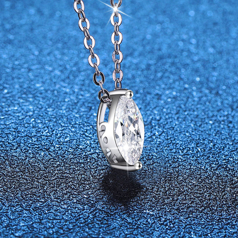 Marquise Moissanite Pendant