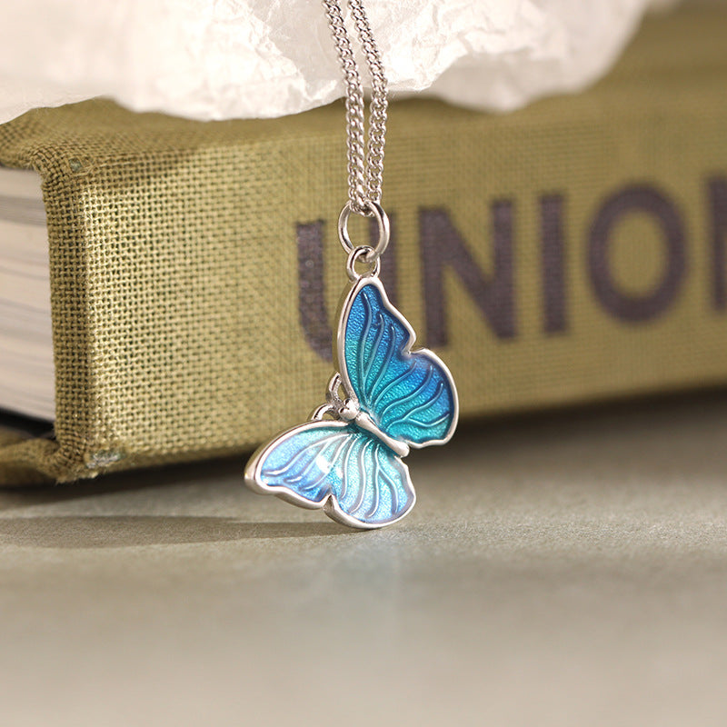Sterling Silver Butterfly Necklace
