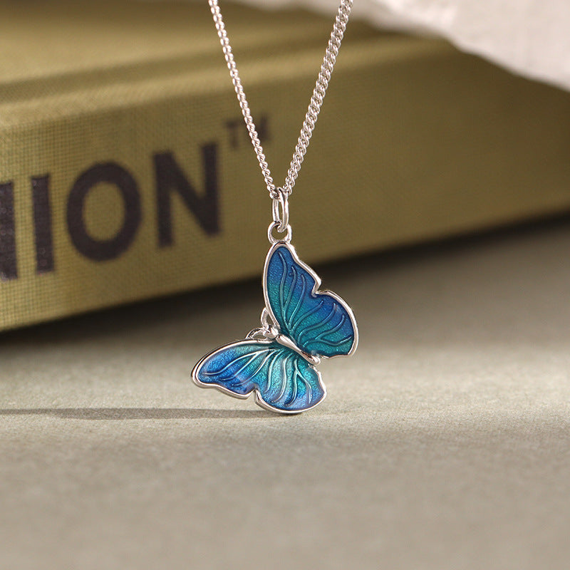 Sterling Silver Butterfly Necklace